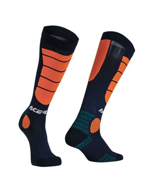 Acerbis Носки кроссовые MX Impact Socks синий/оранжевый