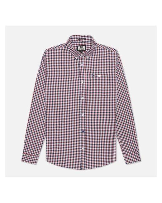 Weekend Offender рубашка Check бордовый Размер L