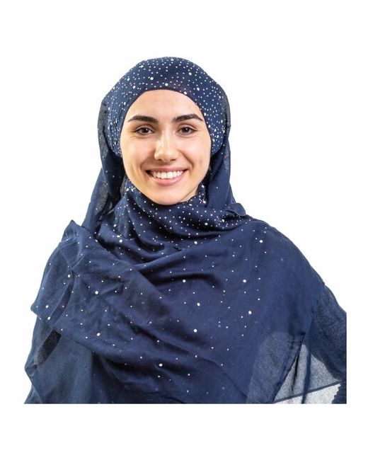 Asiyah Хиджаб платок из мерсеризованного хлопка 180х90 см темно AY-HJB4-02