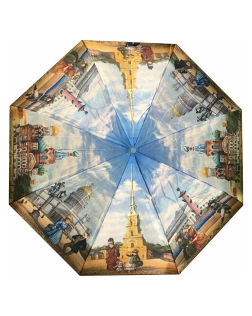 Planet Складной зонт Чистое небо над Петербургом полуавтомат