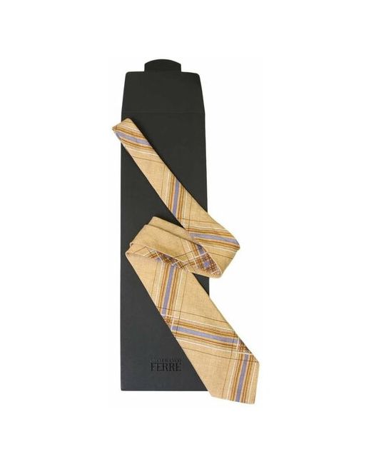 Gianfranco Ferre Оригинальный молодежный песочный галстук 54143