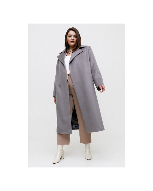 CHERRY SHOP магазин больших размеров Пальто-халат фактурное размер 56RU