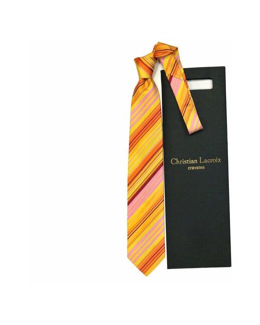 Christian Lacroix Яркий галстук в полоску 837453