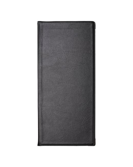 Koh-i-Noor Визитница настольная Gama пластиковая на 112 визиток черная с уголками 2425