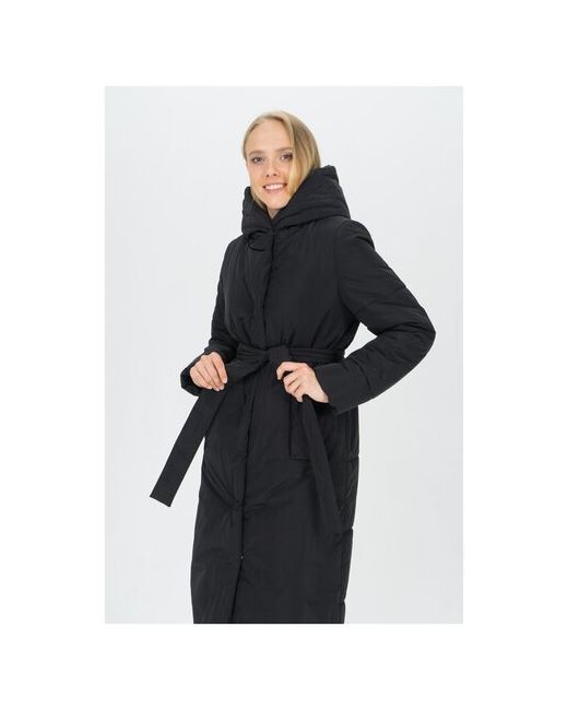 Electrastyle Пальто-халат с поясом 5у-0309-112 Черный 50