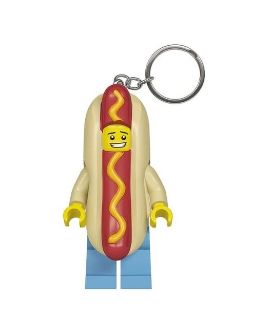 Lego Брелок-фонарик для ключей LGL-KE119 Hot Dog Man Человек-Хот-дог