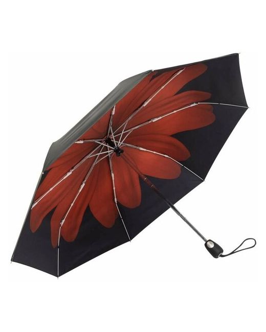 Pierre Cardin. Черный складной зонт 82453-OC Gerbera
