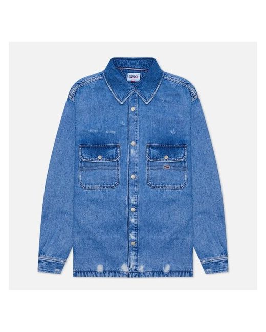 Tommy Jeans джинсовая куртка Worker Shirt AE714 синий Размер M