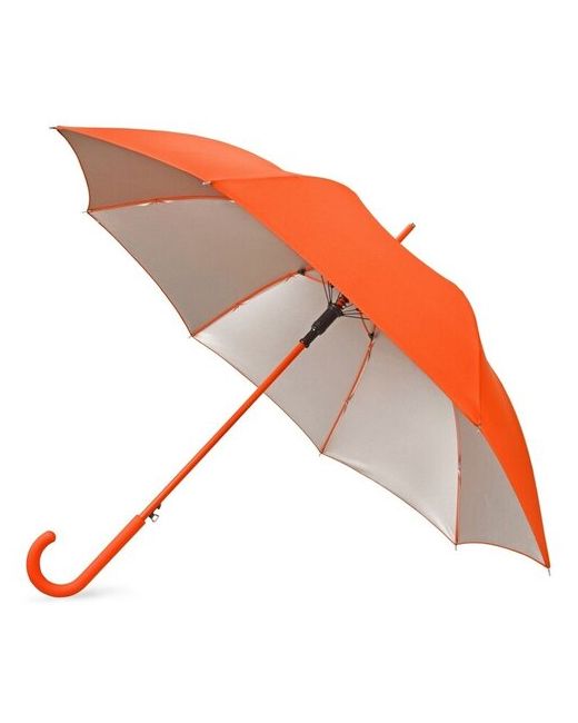 Oasis Зонт-трость Silver полуавтомат оранжевый/