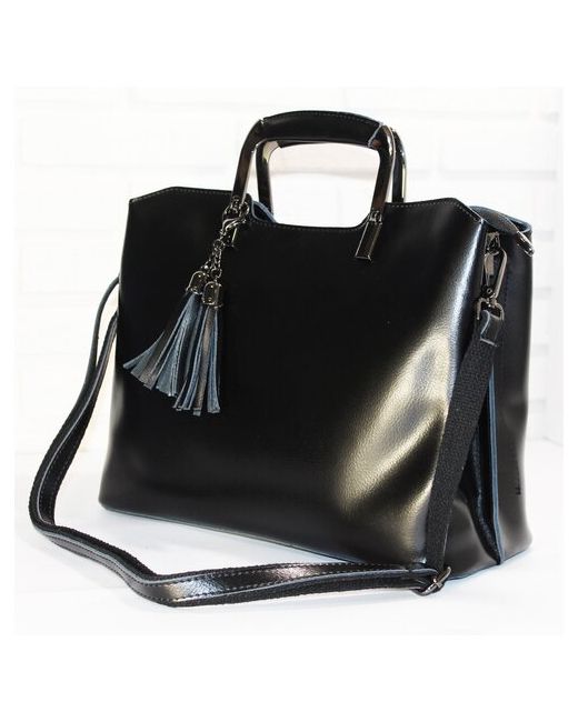 BagSTORY Женская сумка Graz из натуральной кожи черная