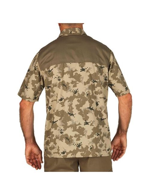 Decathlon Рубашка 100 MC размер XXXL цвет Разноцветный/Темно-Ореховый SOLOGNAC Х Декатлон