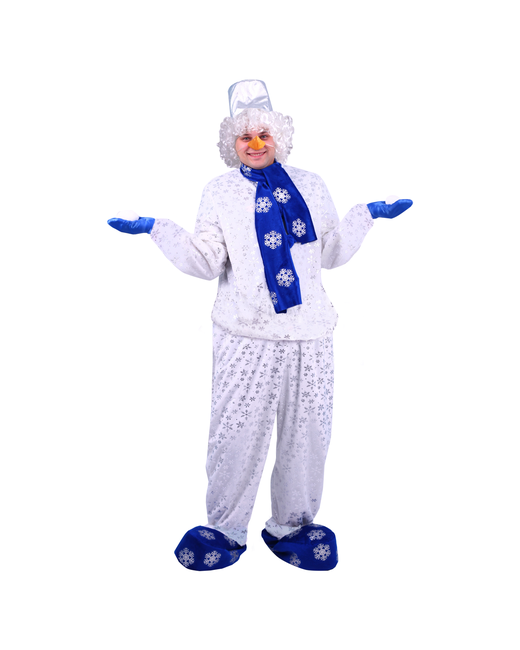 Пуговка Карнавальный костюм Снеговик рост 176
