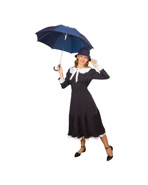 Elite CLASSIC Костюм Мэри Поппинс взрослый Элит Классик 46 шляпа платье зонт