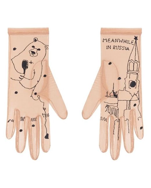 Glove.me Перчатки телесный