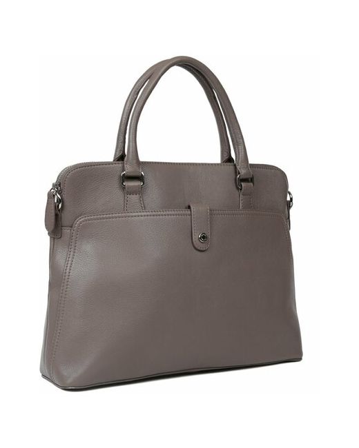 Palio кожаная сумка портфель 16271A-025 grey