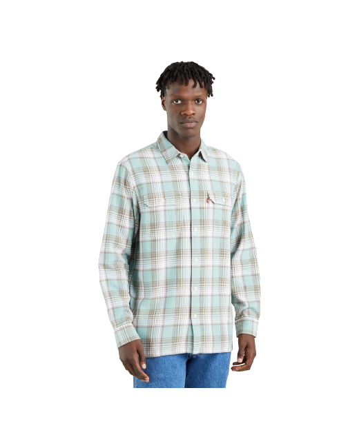 Levi's® Рубашка размер S зелeный