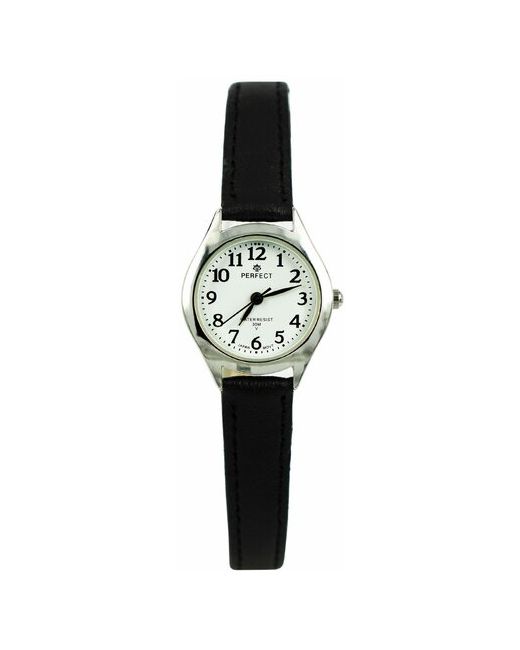 Perfect часы наручные кварцевые на батарейке металлический корпус кожаный ремень браслет с японским механизмом lp017-057-1