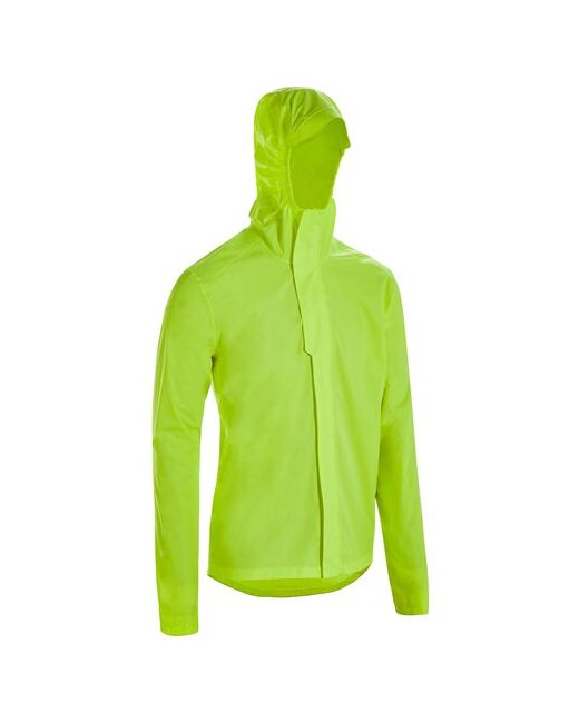 Decathlon Куртка-дождевик для велопоездок по городу заметная днем стандарт сиз 120 размер 2XL цвет Желтый BTWIN Х Декатлон