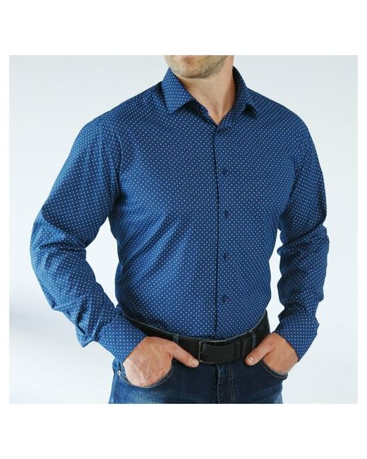 Women Men Рубашка синяя рябь рост 182-188 размер 41