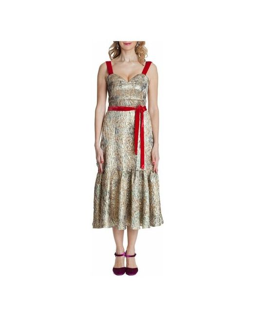 Iya Yots Платье размер 44-46 золотистый