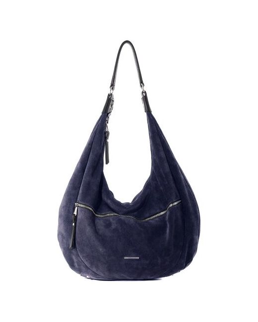Fiato Женская удлиненная сумка-багет из натуральной замши