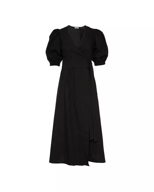 P.A.R.O.S.H. платье-миди CANYOXD724104 черный xs
