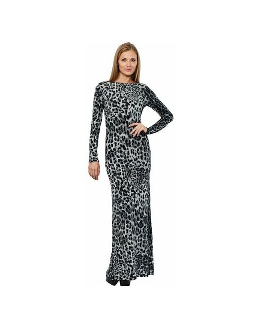 Mondigo Длинное леопардовое платье 6296 размер 42-44