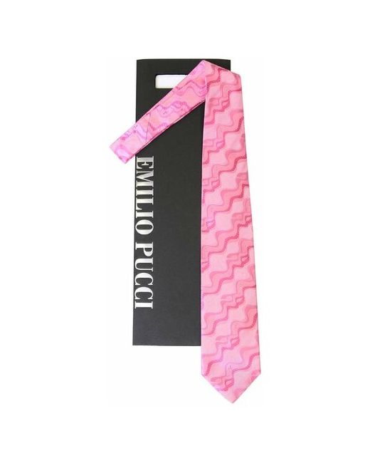 Emilio Pucci Жаккардовый галстук в розовых тонах 61998