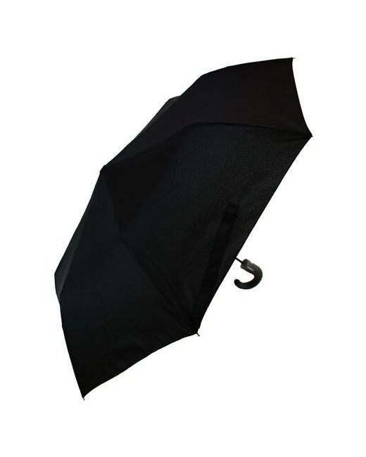 Зонт складной Зонт полуавтомат/Зонт с чехлом/Черный полуавтомат/Компактный/Прочный