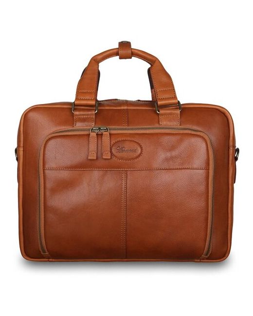 Ashwood Leather кожаная деловая сумка 8143 Brown