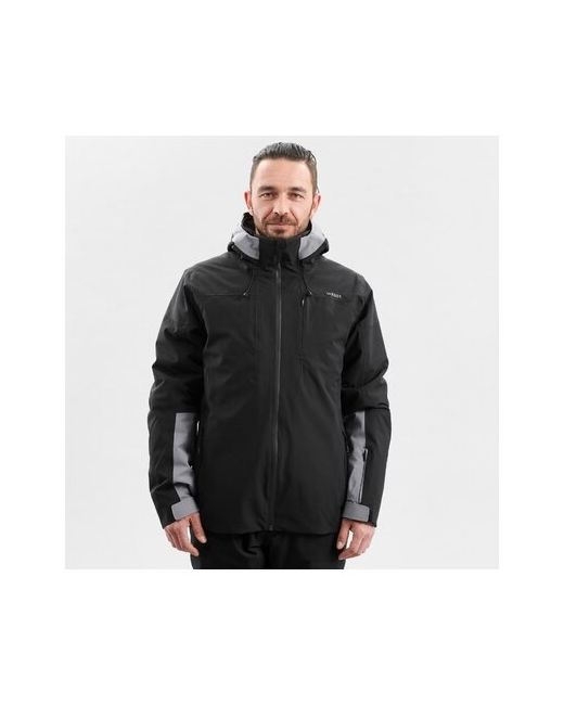 Decathlon Куртка лыжная для трассового катания черная 500 WEDZE Х Черный/Каменный L