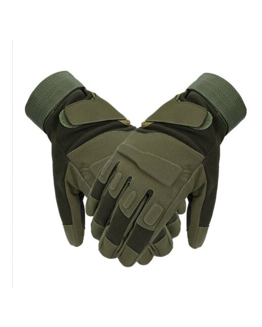 Filinn тактические перчатки зеленые XL 21-22 смнескользящие для занятий спортом на открытом воздухе велосипедные военные армейские пейнтбола стрельбы страйкбола.
