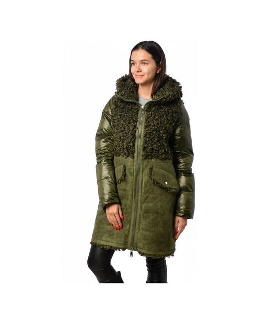 Evacana Зимняя куртка 21702 размер 48 зеленый