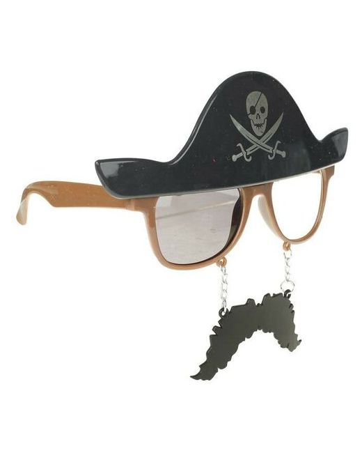 Сима-ленд Аксессуар для праздника Сималенд Карнавальные очки Пират в шляпе