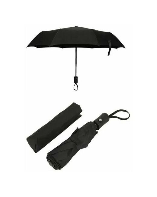 Зонт складной Зонт автомат/Зонт с чехлом/Черный автомат/Компактный/Прочный