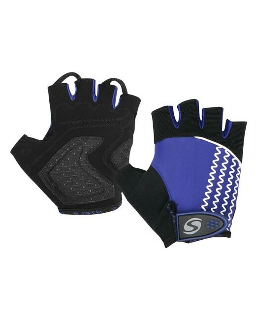 Stels Велосипедные перчатки CG-1181XL сине-черный/XL