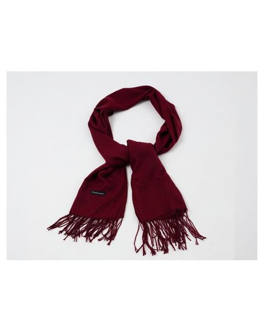 Cashmere Однотонный шарф легкий цвет бордо
