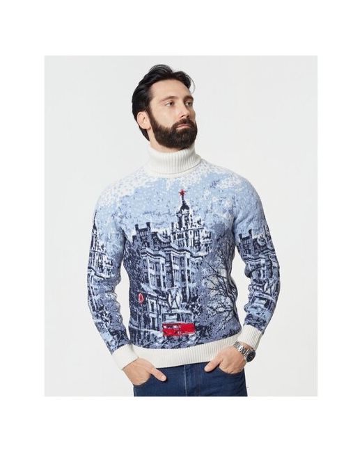 Pulltonic свитер с московским пейзажем
