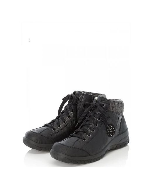 Rieker L7110-01 ботинки черный натуральная кожа зима Размер 38
