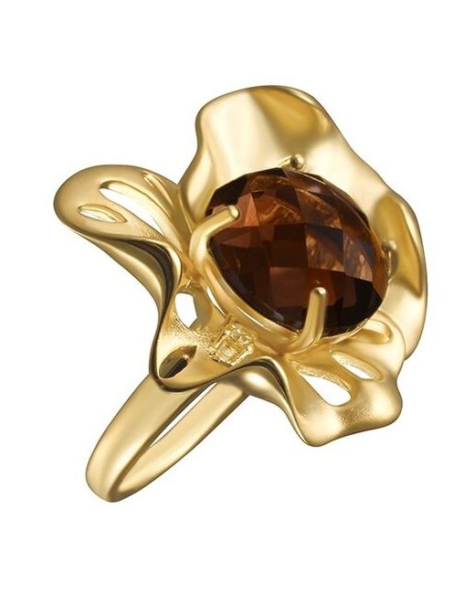 Джей ВИ Кольца Серебряное кольцо с кубическим цирконием раухтопазом