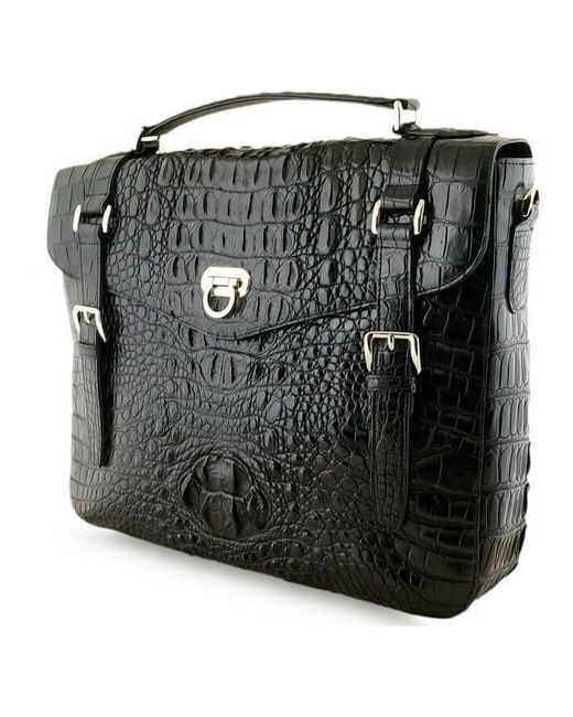 Exotic Leather Крутая сумка-портфель из натуральной кожи крокодила