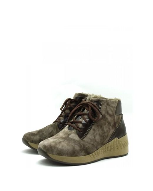 Suave 11016-7367 ботинки коричневый натуральная замша зима Размер 38
