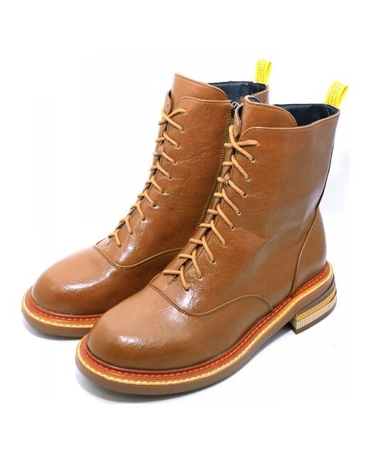 Diniya K121-6 ботинки коричневый искусственная кожа Размер 38