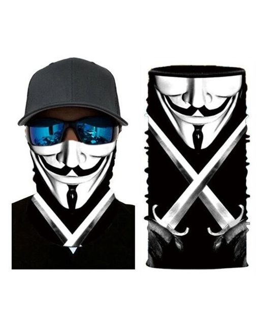 Gf Бесшовная бандана-труба маска с мечами anonymous sword mask в подарочной упаковке 5571