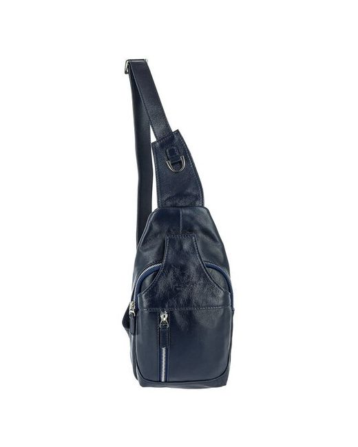 Versado кожаная сумка-рюкзак на одной лямке VD217 navy