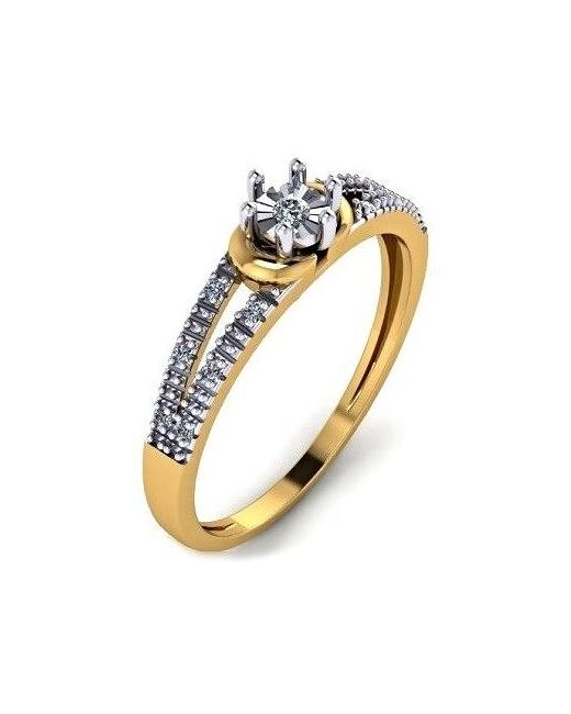 Лукас-Голд Кольца Золотое кольцо с бриллиантами