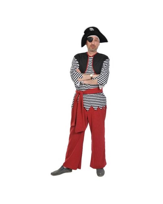 КарнавалOFF Карнавальный костюм Карнавалофф Пират Билли взрослый размер 48-52