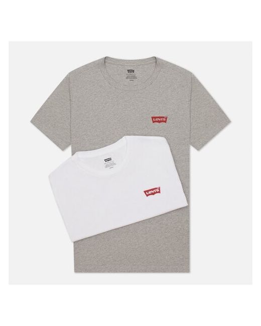 Levi's® Комплект мужских футболок 2-Pack Crewneck Graphic комбинированный Размер S
