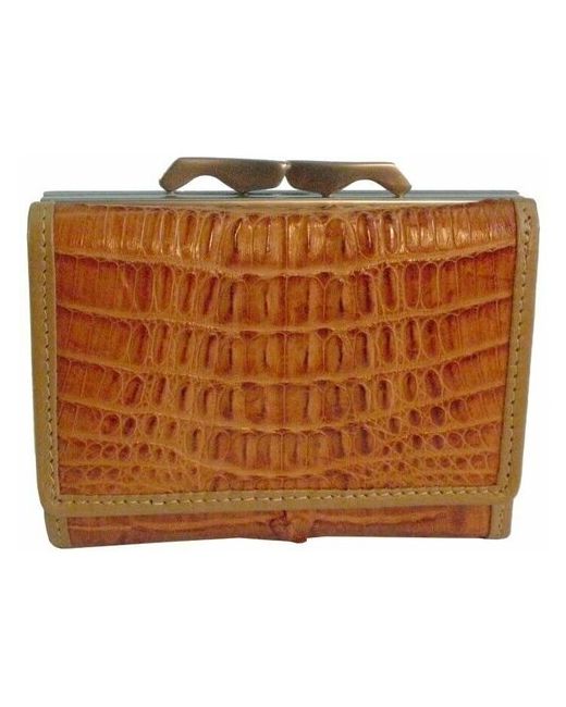 Exotic Leather кошелек из крокодила с монетницей на рамке