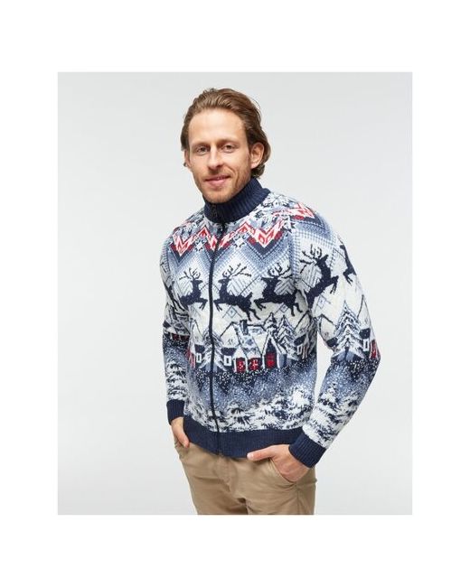 Pulltonic свитер новогодний на молнии